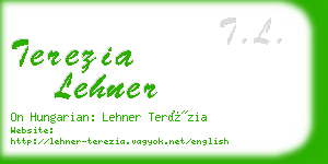 terezia lehner business card